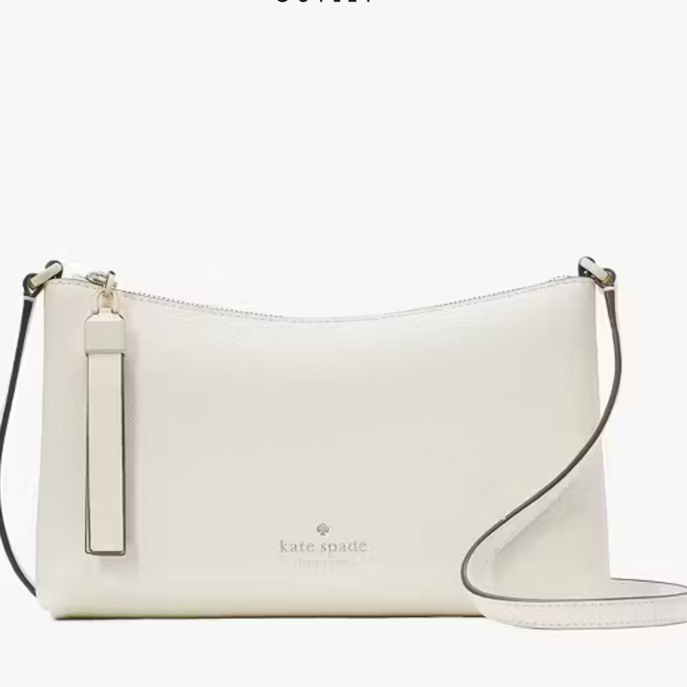 NEW kate spade new york Leather Sadie Crossbody In Meringue #KE594 - Picture 3 of 15
